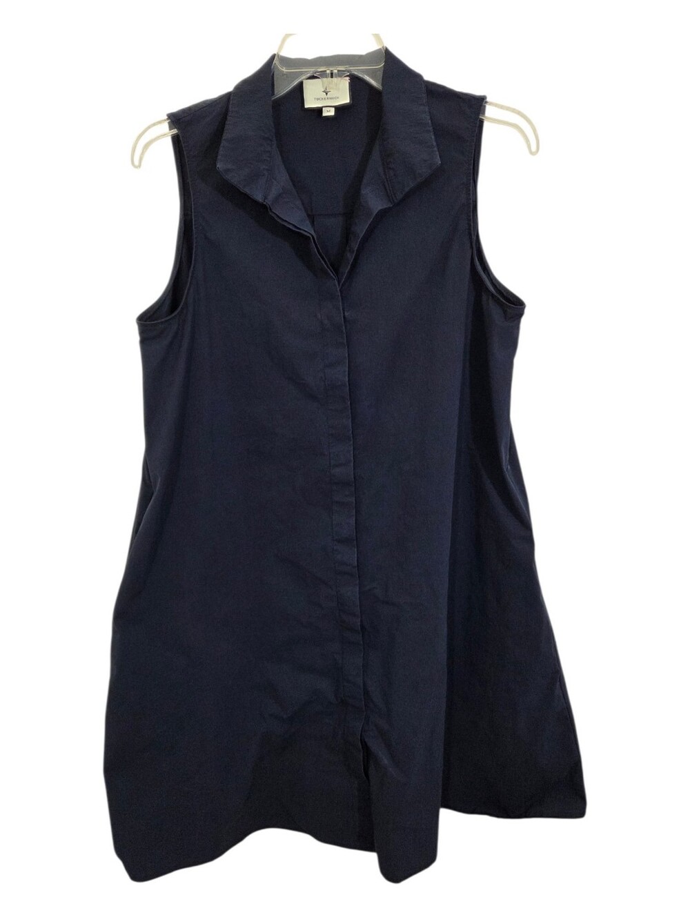 Tuckernuck Navy Blue Sleeveless Charlie Mini Dress Size Medium Preppy